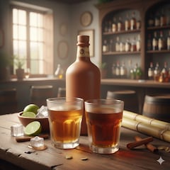 El costo del aguardiente y ron subirá en Colombia. Foto: Creada con Gemini IA