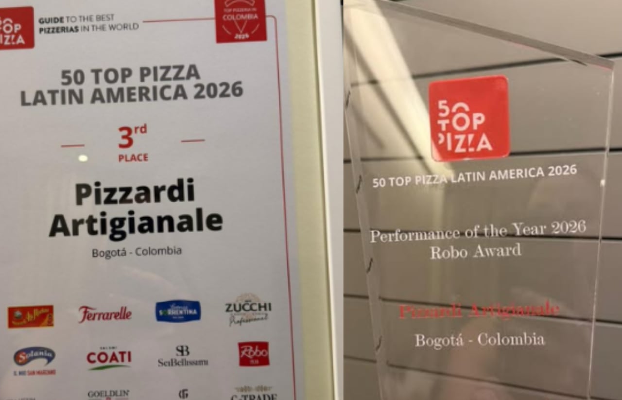 Pizzardi Artigianale, que alcanzó el tercer lugar en el reconocido ranking 50 Top Pizza.