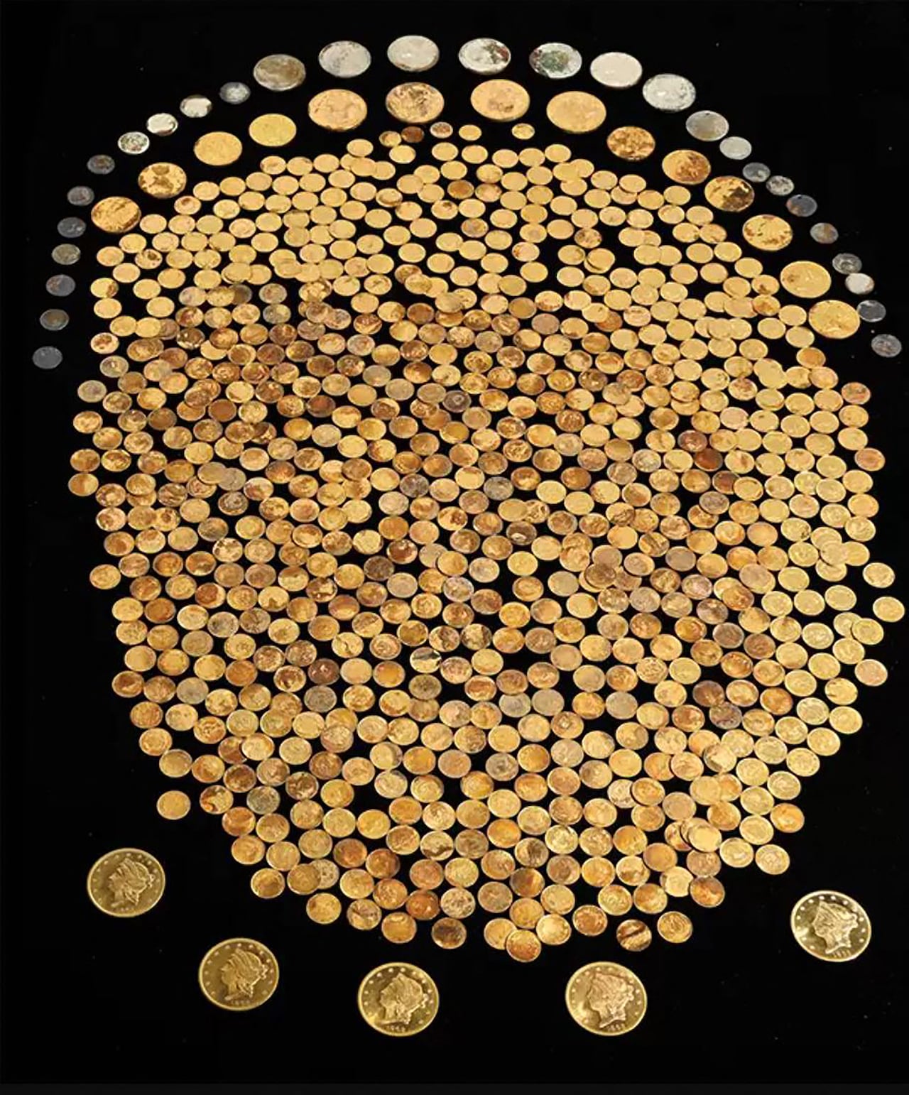 Monedas de oro, referencia.