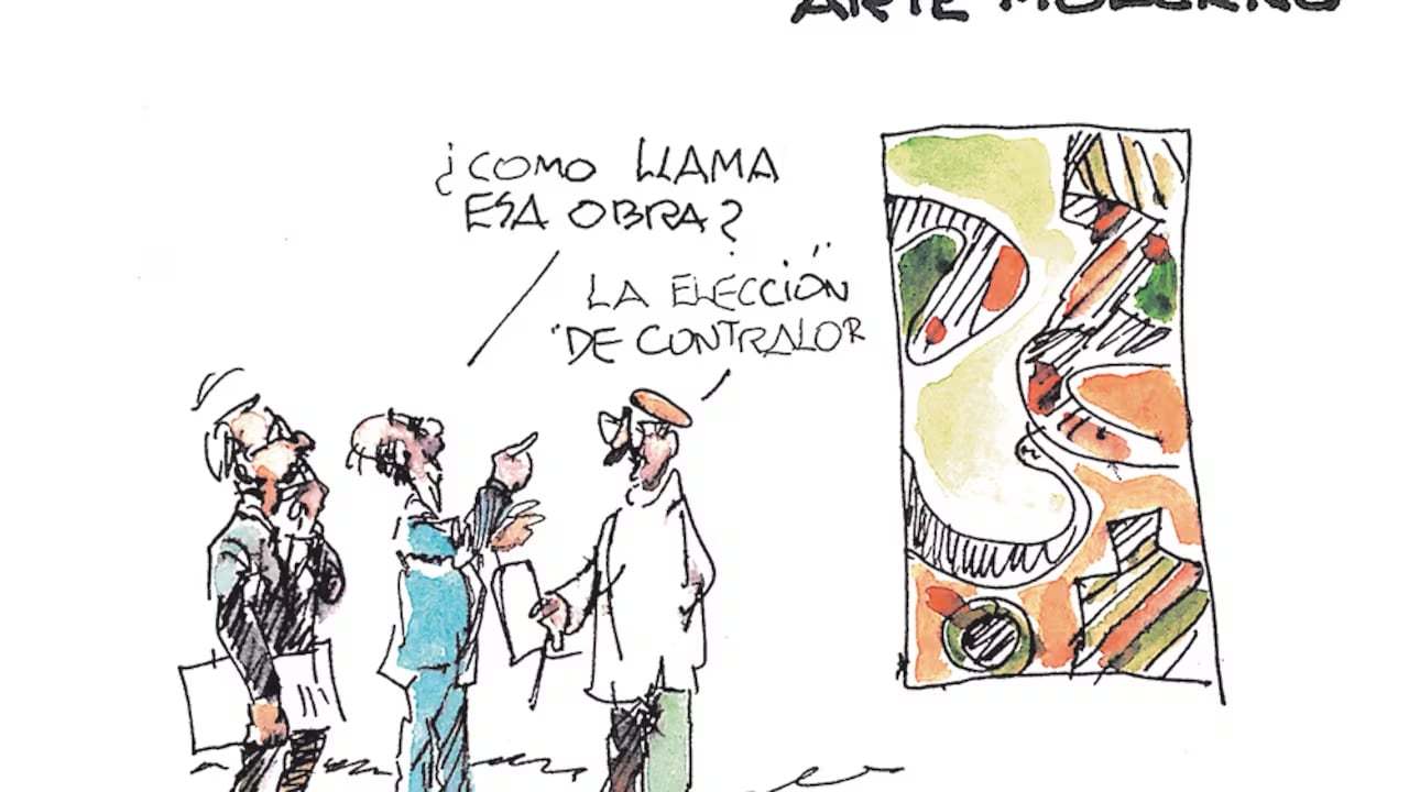 Caricatura de Luisé. Arte Moderno.