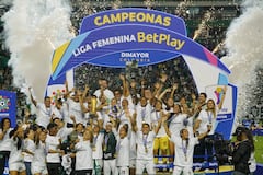 Liga Betplay femenina Deportivo Cali campeón vs Santa Fe
