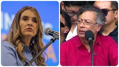 La senadora y candidata presidencial del Centro Democrático, Paloma Valencia, le respondió al presidente Gustavo Petro tras mencionarla en un discurso en Medellín.