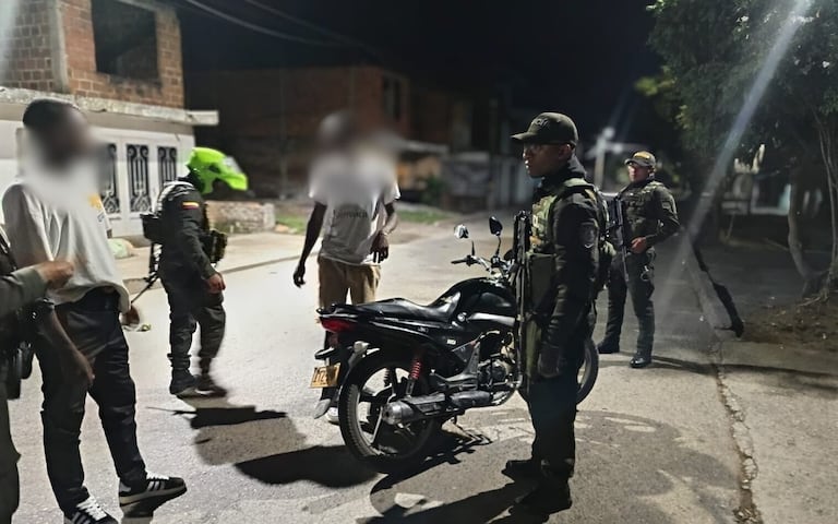 Los integrantes de la Policía indicaron que sí se adelantan los respectivos controles en este municipio nortecaucano, buscando reducir los hechos delictivos.