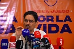 Iván Cepeda inició su agenda en Cali con una rueda de prensa en el hotel Dann Carlton, donde se refirió a la propuesta de un eventual debate presidencial.