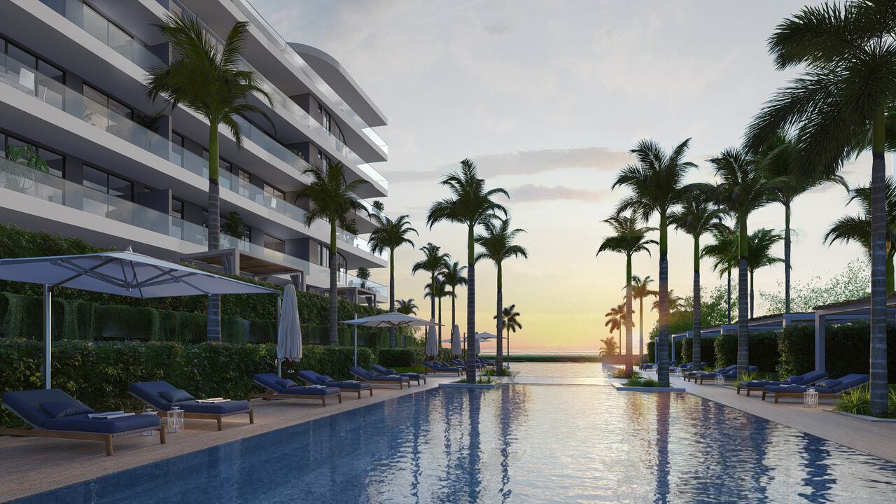 El nuevo condominio tiene vista al Mar Caribe por su ubicación privilegiada.
