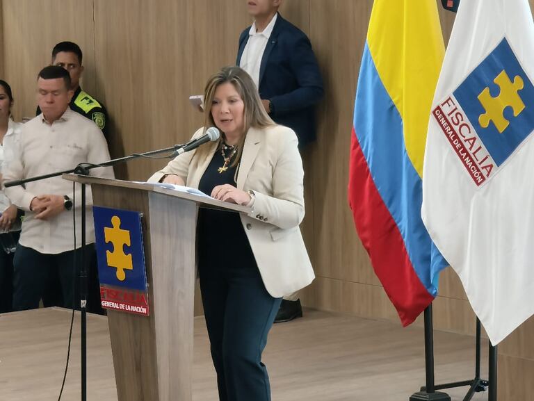 Luz Adriana Camargo Garzón, Fiscal General de la Nación en la inauguración del Búnker de la Fiscalía.