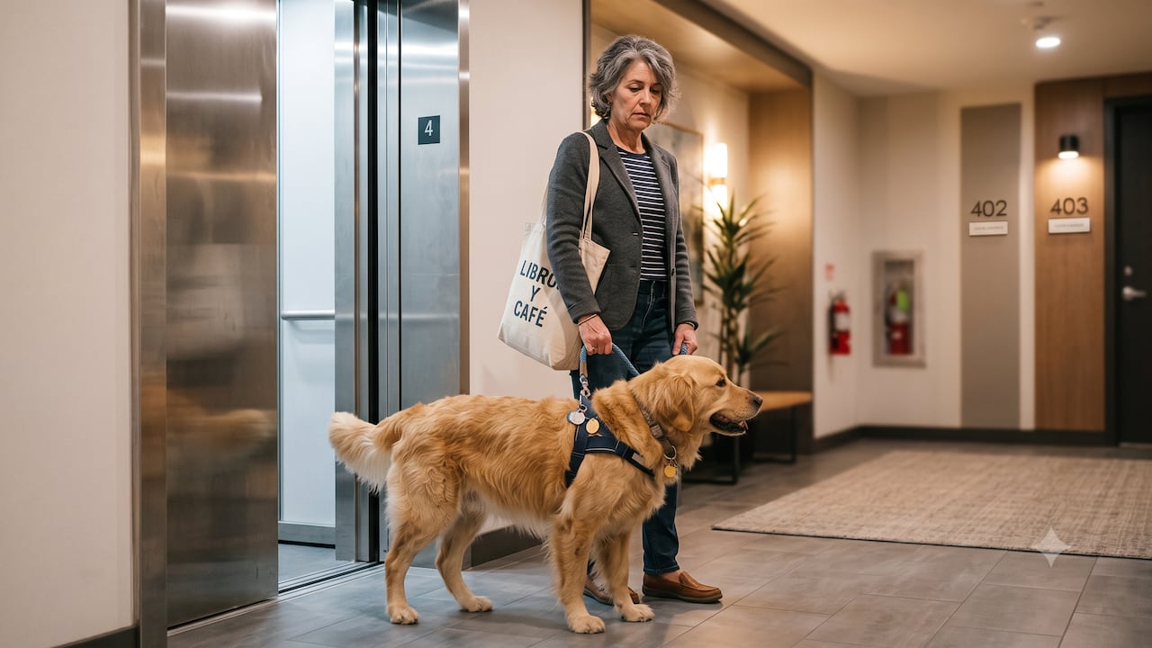 No se puede prohibir el uso de ascensores y zonas comunes a las personas con las mascotas.