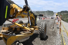 Cali: Avance en obras de la Nueva malla vial del Valle del Cauca, Avenida Bicentenarios y la doble calzada Popayan Santander de Quilichao. foto José L Guzmán. . EL País
