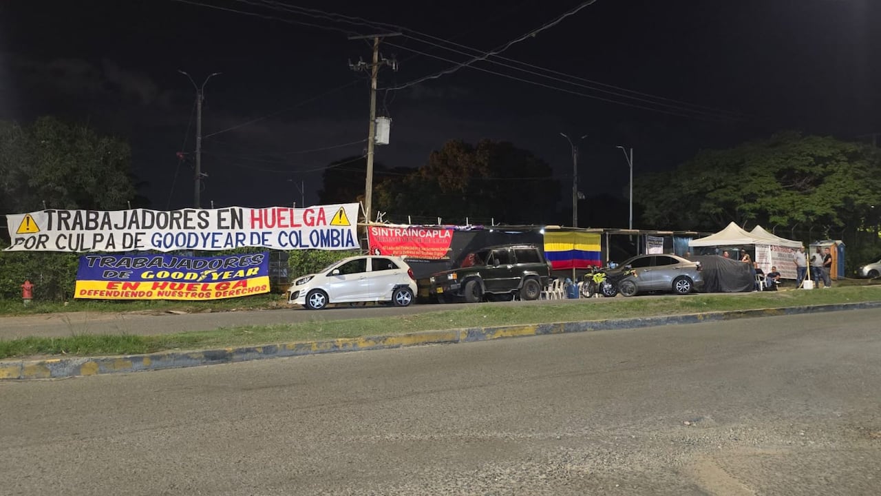 Sin solución continúa la huelga de trabajadores de Goodyear en el municipio de Yumbo.
