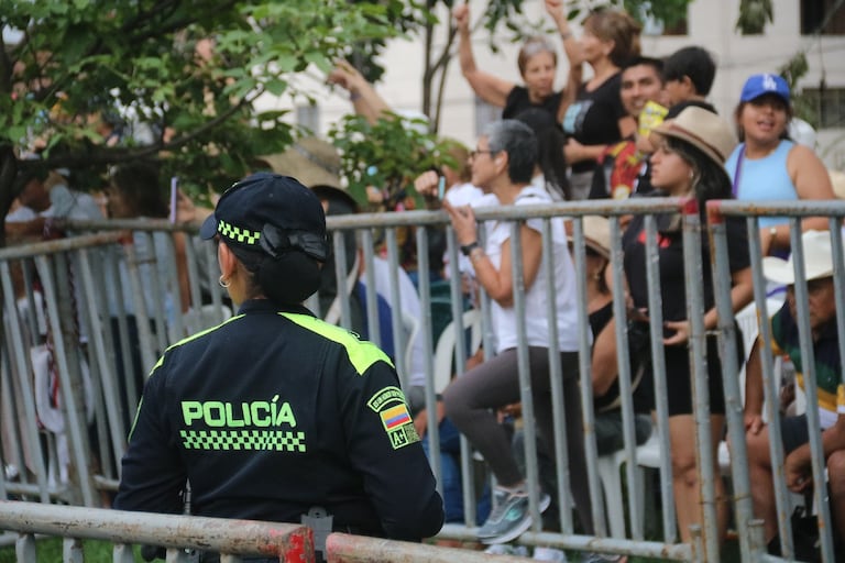 Policía en la Feria de Cali