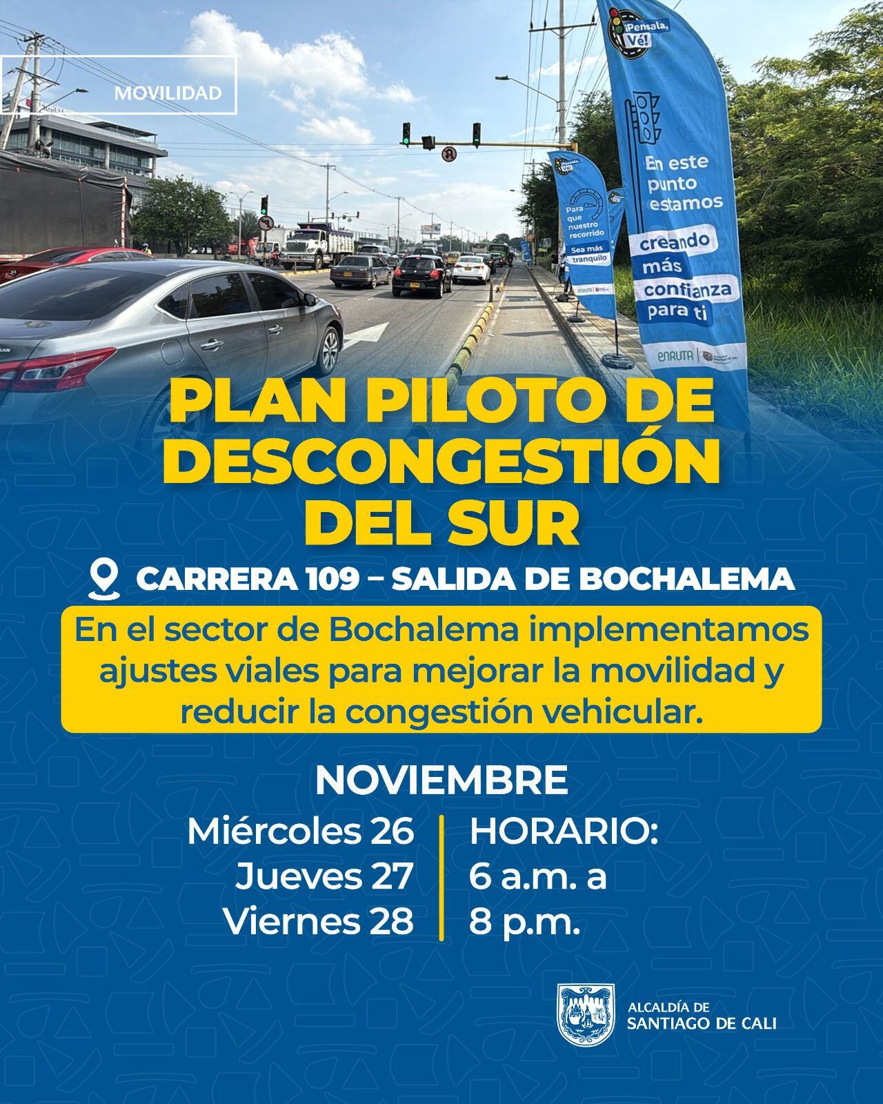 Plan piloto de movilidad en Bochalema.