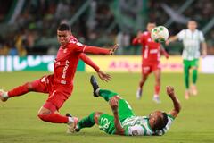 Imagen del encuentro entre Atlético Nacional y América de Cali por el juego de ida de las semifinales de la Copa Colombia 2025.