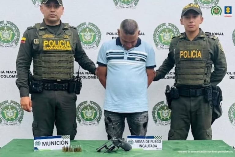 La captura se logró en flagrancia tras la rápida reacción de las autoridades y la información suministrada por la comunidad.