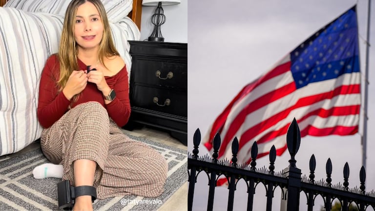 Migrante colombiana que recibió castigo del ICE por un pequeño error.