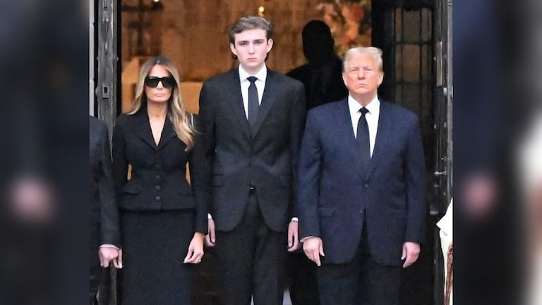 Canal estatal de Irán difundió imágenes sobre Barron Trump