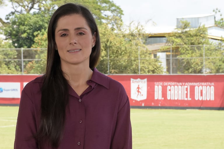 Marcela Gómez Presidente del América de Cali Masculino.
