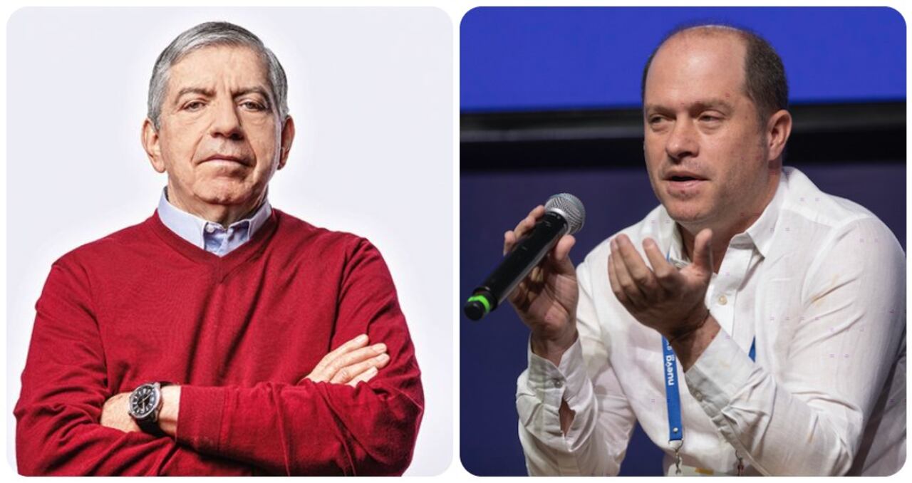 César Gaviria y Héctor Olimpo Espinosa.