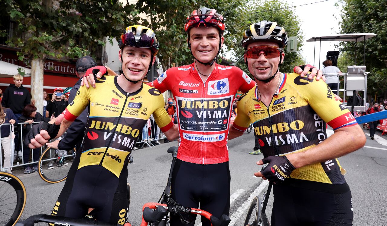 Jumbo se llevó los tres primeros lugares de la Vuelta a España 2023