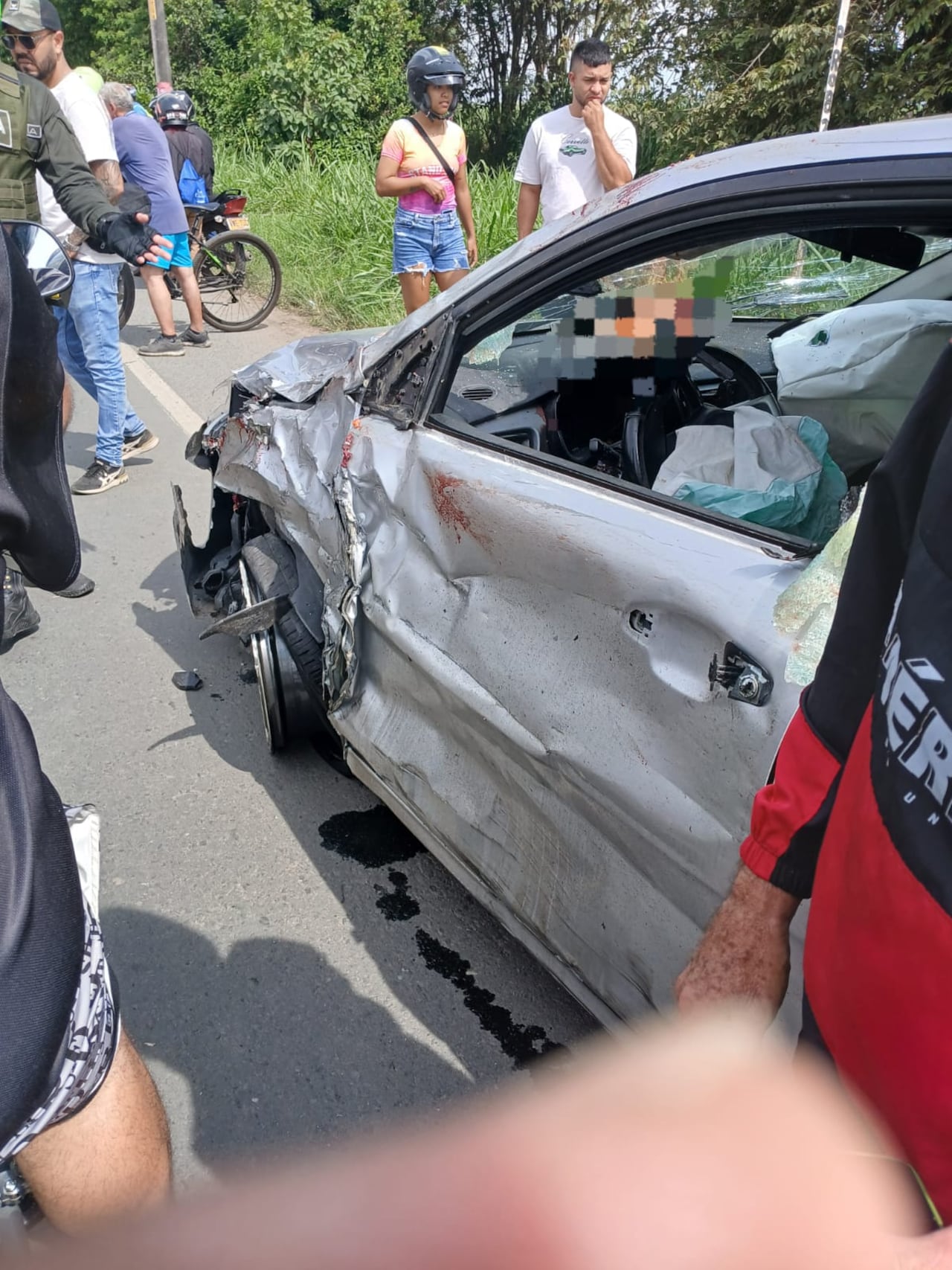 Grave accidente en la vía Palmira–Pradera