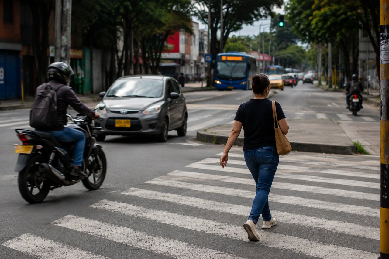 35,8 % de las muertes violentas de mujeres en Colombia durante 2025 fueron por siniestros viales. En los hombres, la principal causa fueron los homicidios (51,5 %).