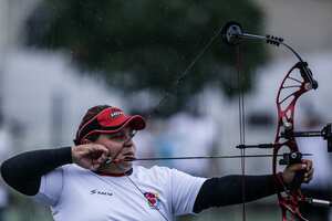 Alejandra Usquiano hoy en día es la deportista más importante del tiro con arco compuesto.