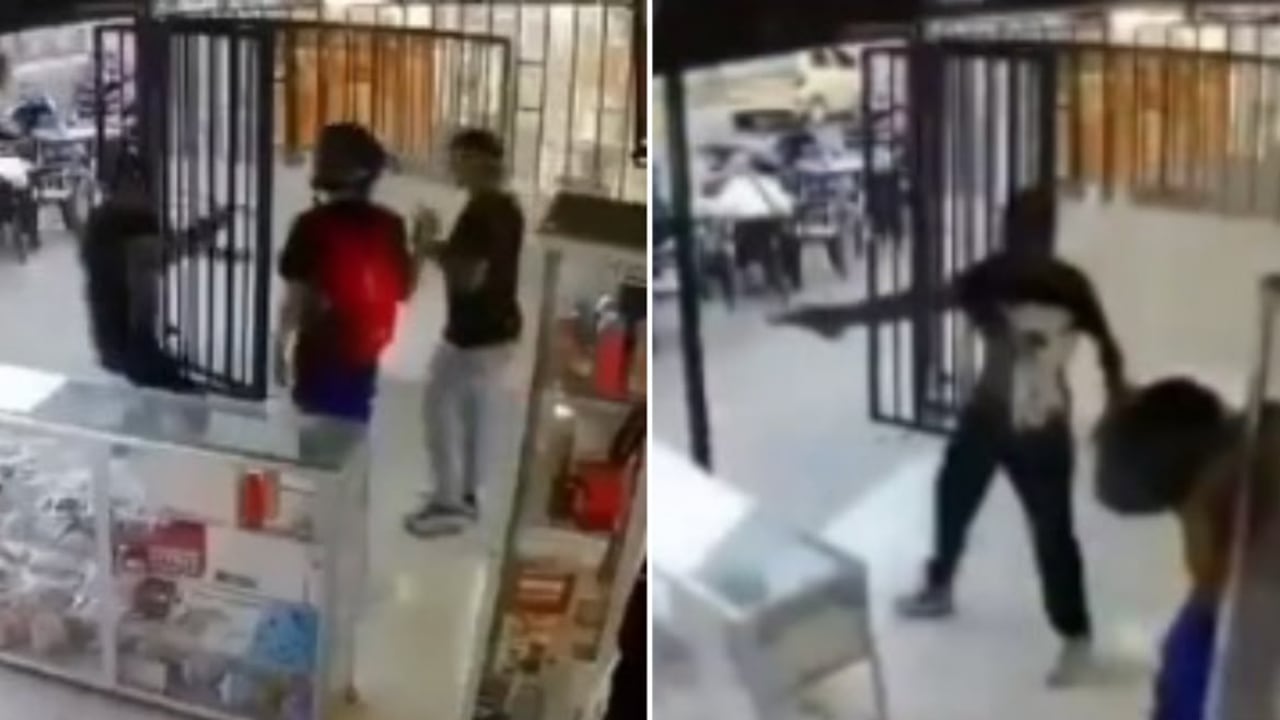 Ataque sicarial en La Nueva Floresta quedó registrado en cámaras de seguridad