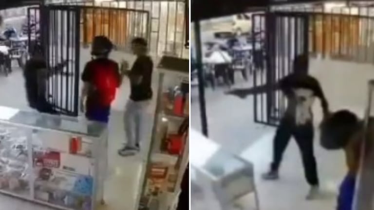 Ataque sicarial en La Nueva Floresta quedó registrado en cámaras de seguridad