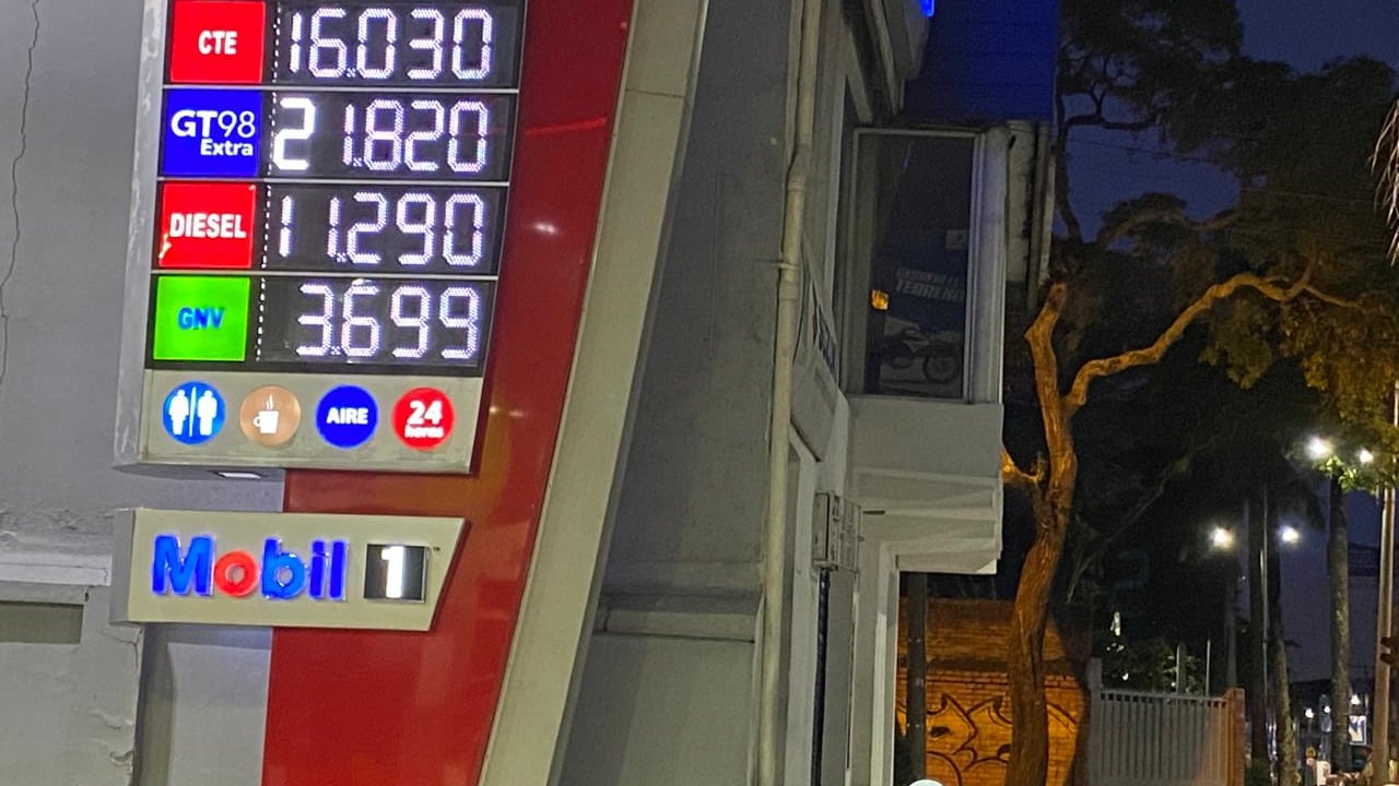 Aumento del precio de la gasolina en Cali