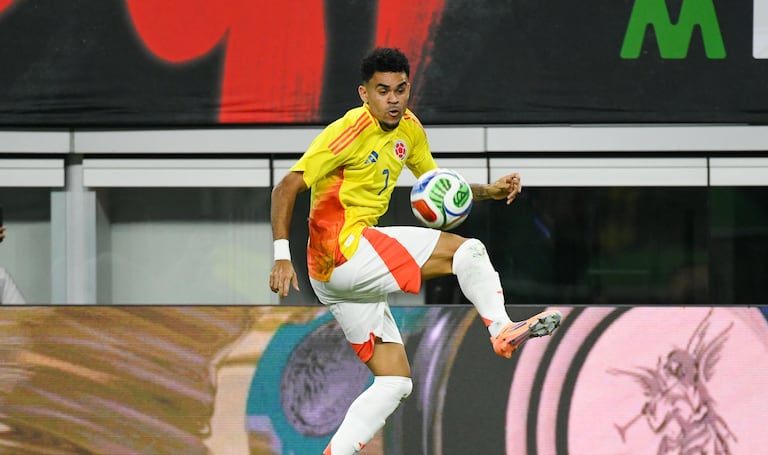 Imagen del partido amistoso entre Colombia y México, en los Estados Unidos.