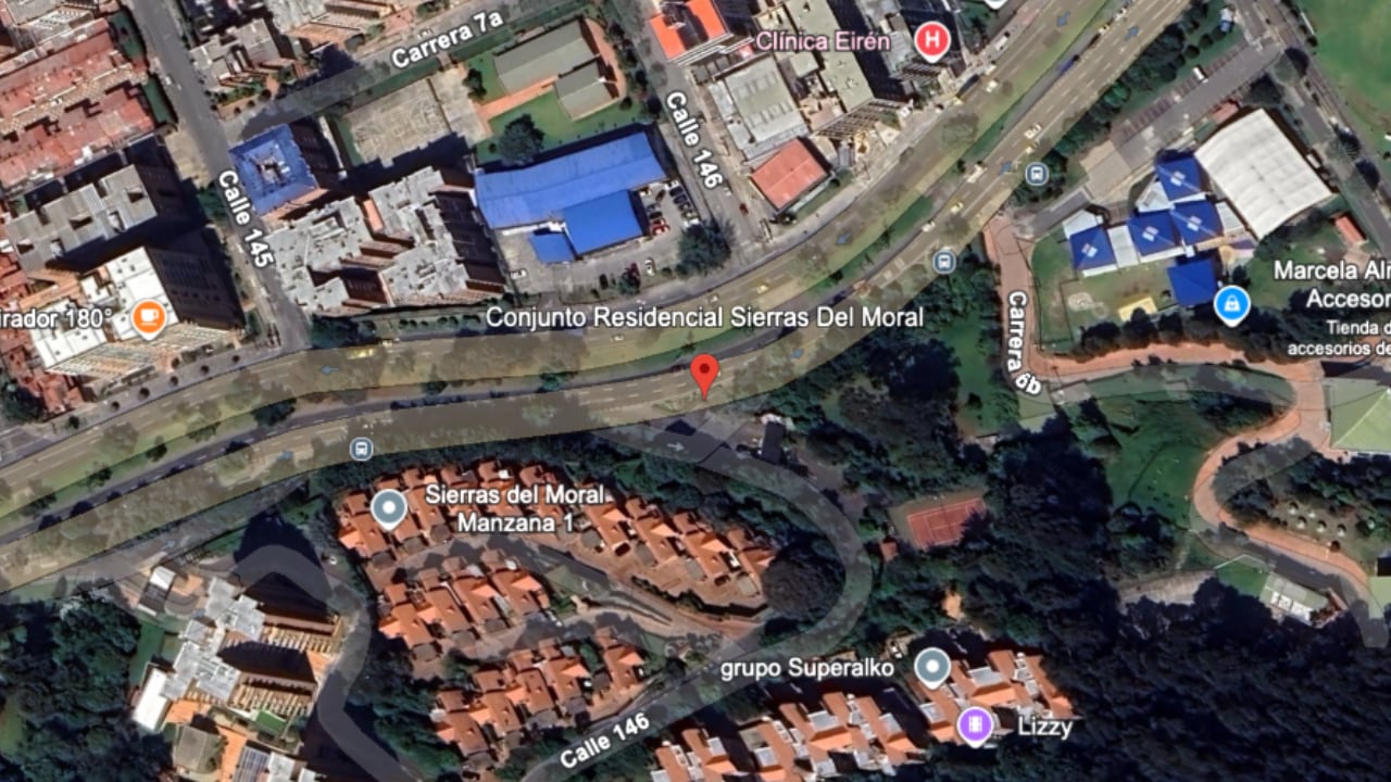 Panorámica de ‘Sierras del Moral’, ubicada en el norte de Bogotá
