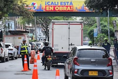 Inicio de obras viales en la avenida ciudad de Cali.