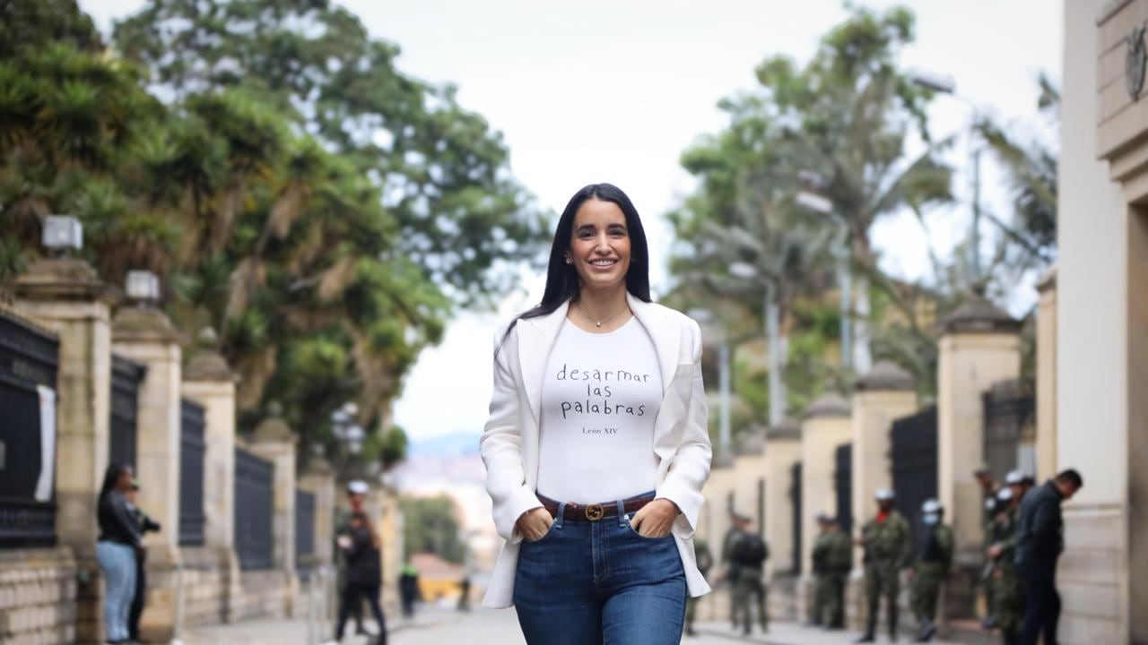 Adelina Guerrero vistió con un mensaje.