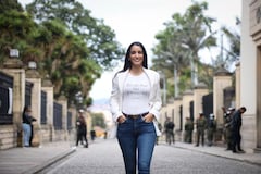 Adelina Guerrero vistió con un mensaje.