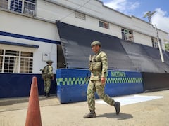 Hostigamiento a la estación de policía de Robles, corregimiento de Jamundí.