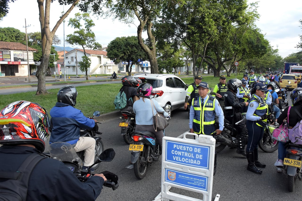 Operativos de Movilidad en la avenida 3 Norte.