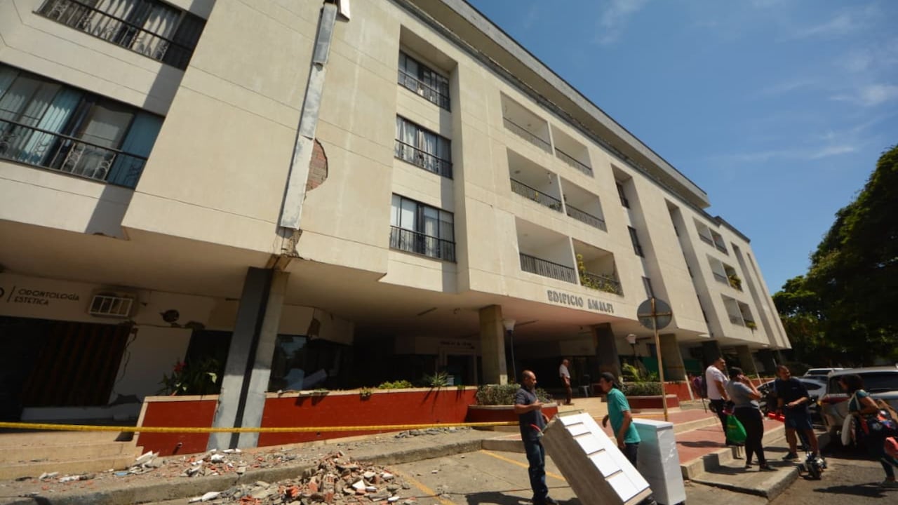 Terremoto en Colombia, temblor en Cali, edificio Amalfi