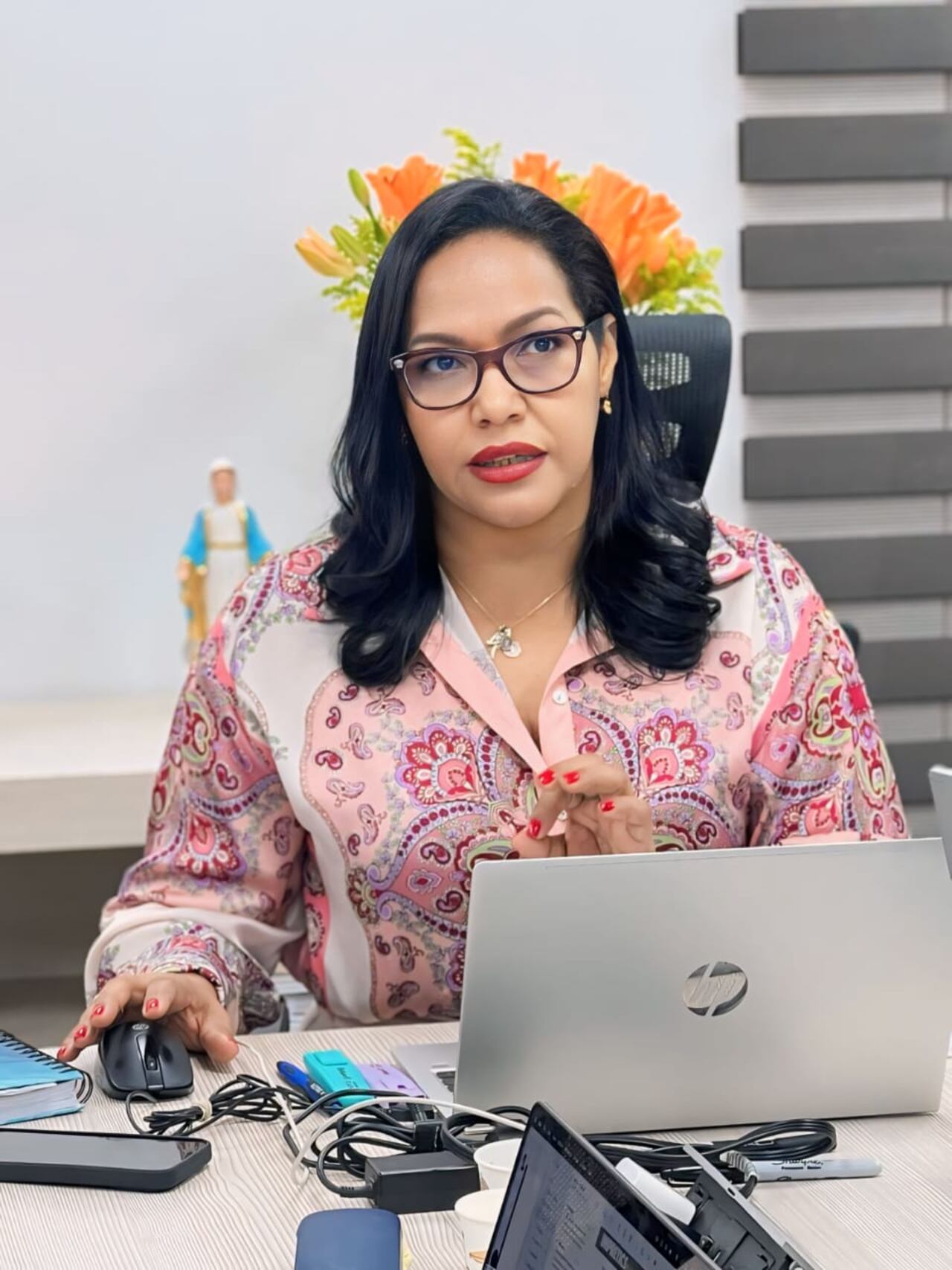 María Victoria Machado, directora de Hacienda del Valle, explicó lo que está sucediendo con las rentas del departamento. Foto, cortesía