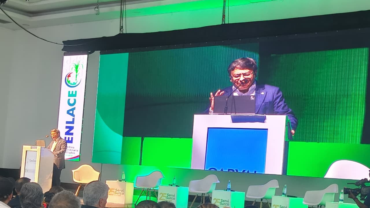 Magistrado Jorge Ibáñez en la Asamblea de Procaña