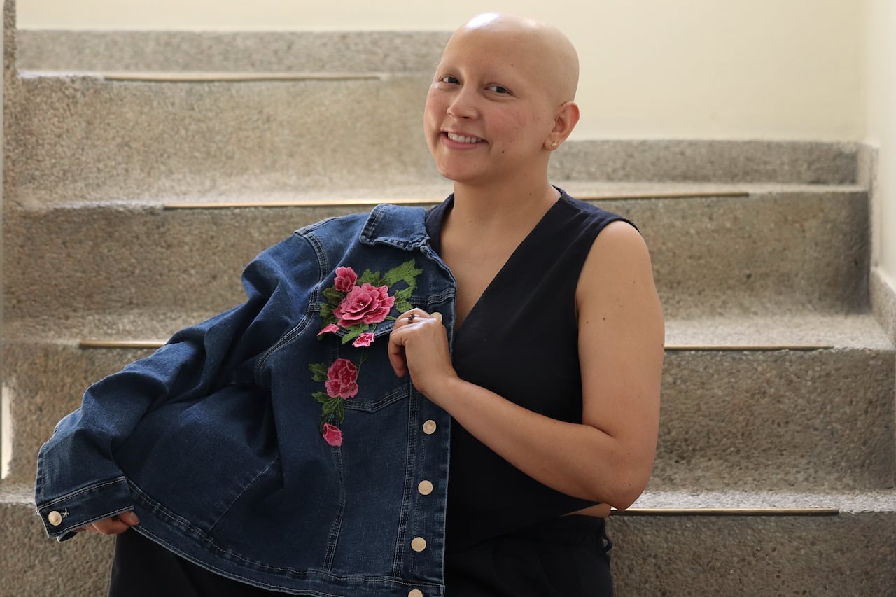 Edna Magaly Ayala periodista ex reina de belleza, está en tratamiento por segunda vez contra el cáncer.