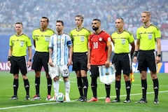 Un gol de cabeza de Yasser Ibrahim pone en ventaja a los “Faraones”.