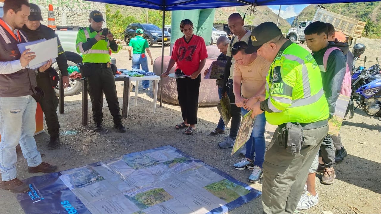 Controles policiales en las vías del Valle del Cauca.