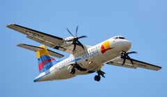 Uno de los aviones ATR que actualmente opera SATENA en rutas regionales del país.