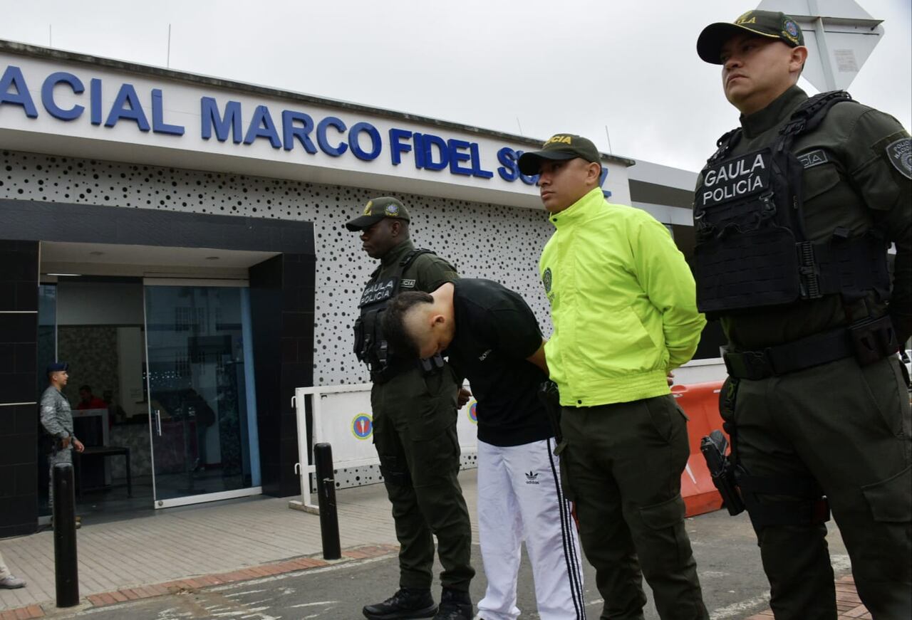 Alias Gramo, uno de los coordinadores del atentado a la Base Aérea de Cali.