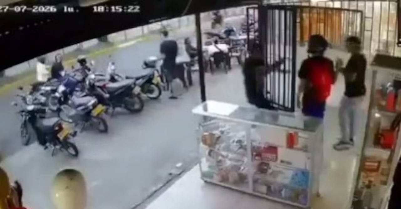 Ataque sicarial en La Nueva Floresta quedó registrado en cámaras de seguridad