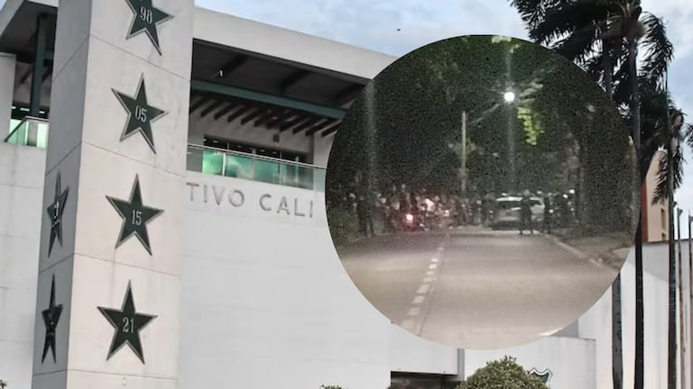 Hinchas del Deportivo Cali se concentran frente a la sede administrativa del club en el norte de la ciudad, generando afectaciones en la movilidad.