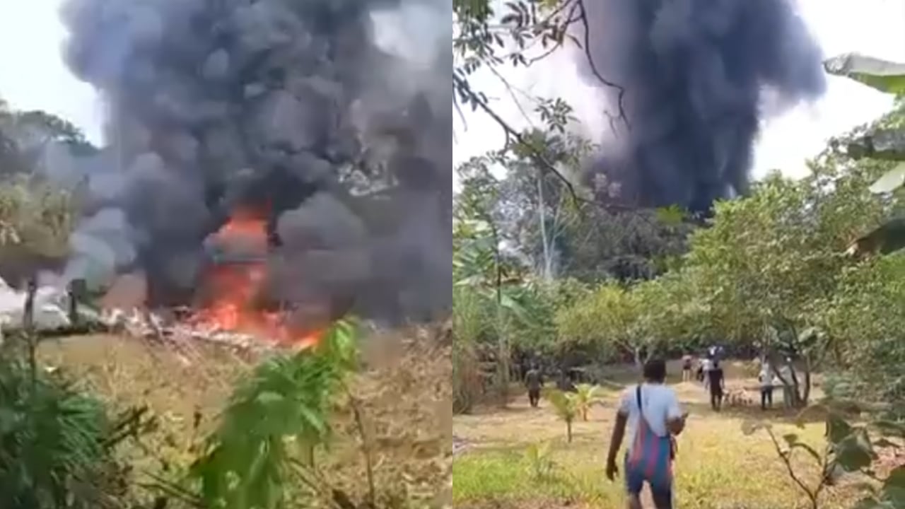 Así se encuentra la zona en la que se produjo el accidente.