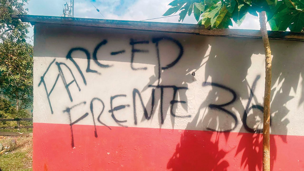 El frente 36 de las disidencias de las Farc está bajo el mando de alias Calarcá, en negociaciones de paz con el Gobierno nacional.