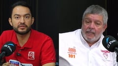 candidatos a la Cámara de Representantes por el Valle del Cauca, Edwin Maldonado del partido Nuevo Liberalismo y Luis Alberto Albán de Fuerza Ciudadana