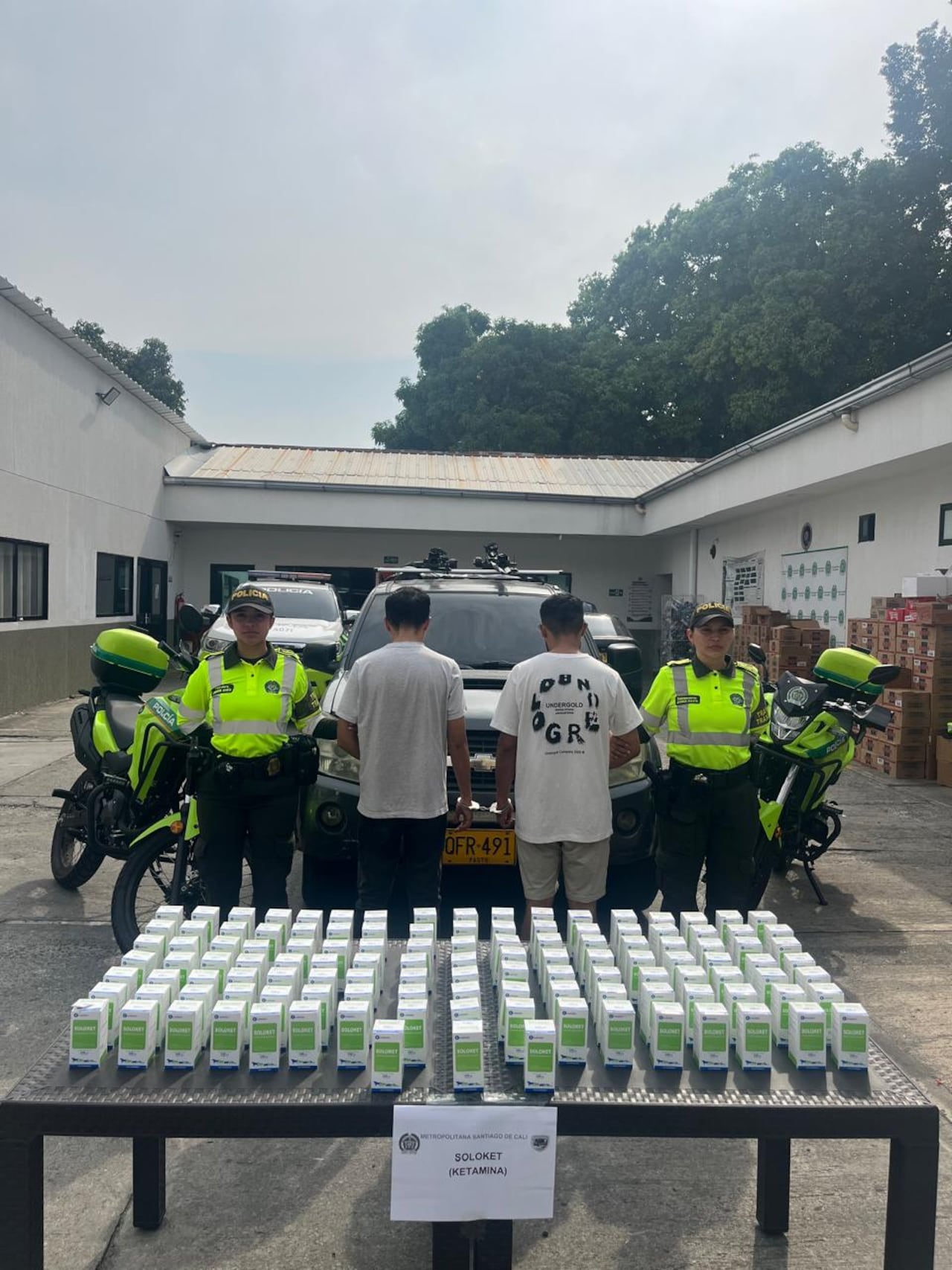 Los controles permitieron el decomiso de marihuana, cocaína y ketamina que eran transportadas ocultas entre diferentes tipos de mercancía.
