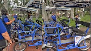 Según se ha podido conocer, un hombre habría parqueado varios triciclos es el espacio público y cobraba por realizar paseos.